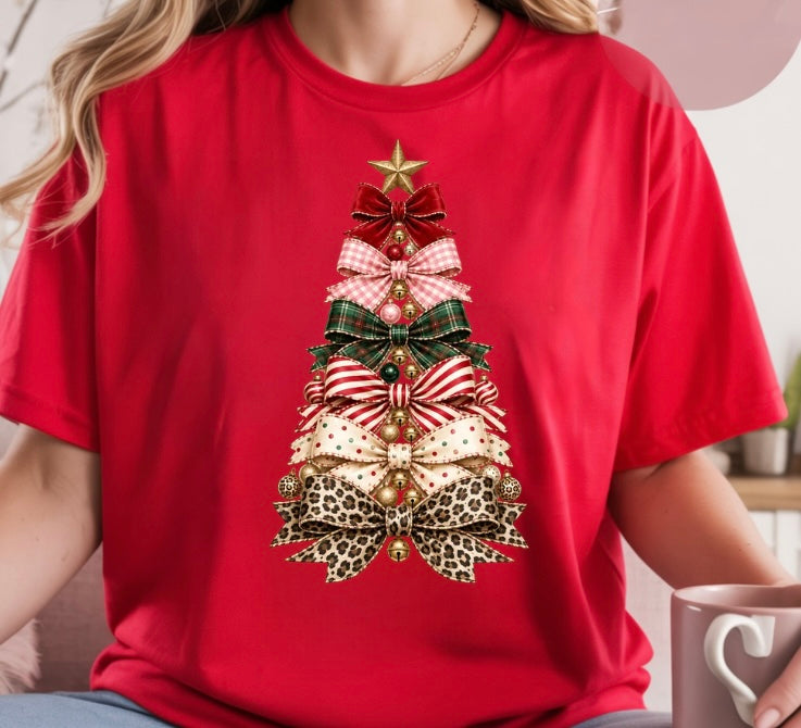 Christmas tree bows