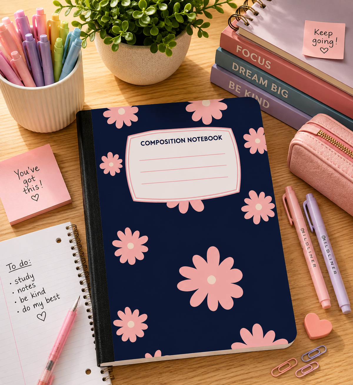 Pink daisies