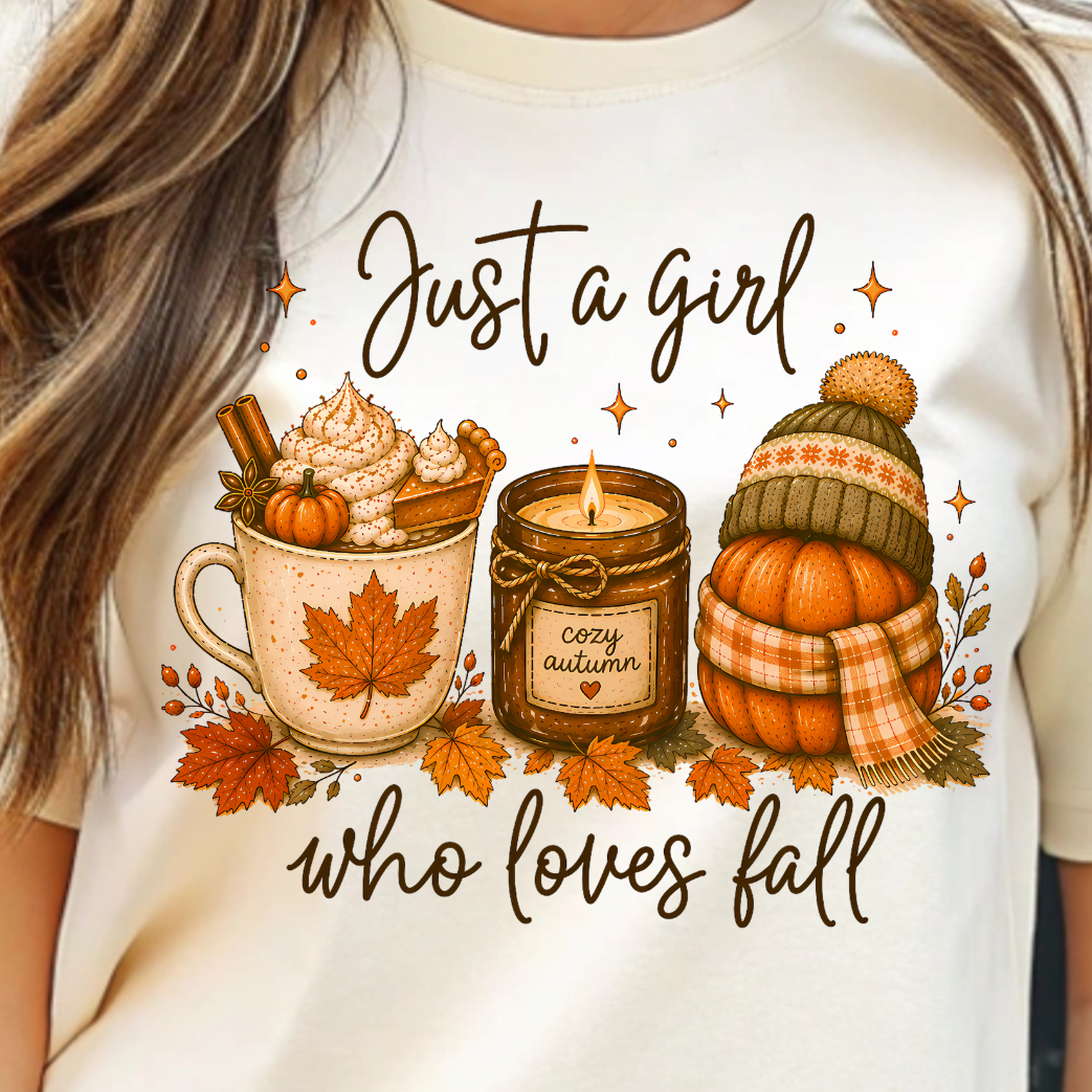 Just a girl fall