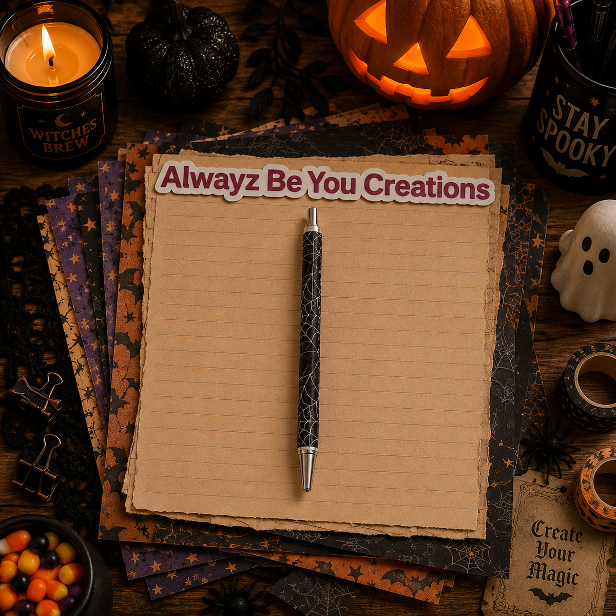 Halloween Themed Pens