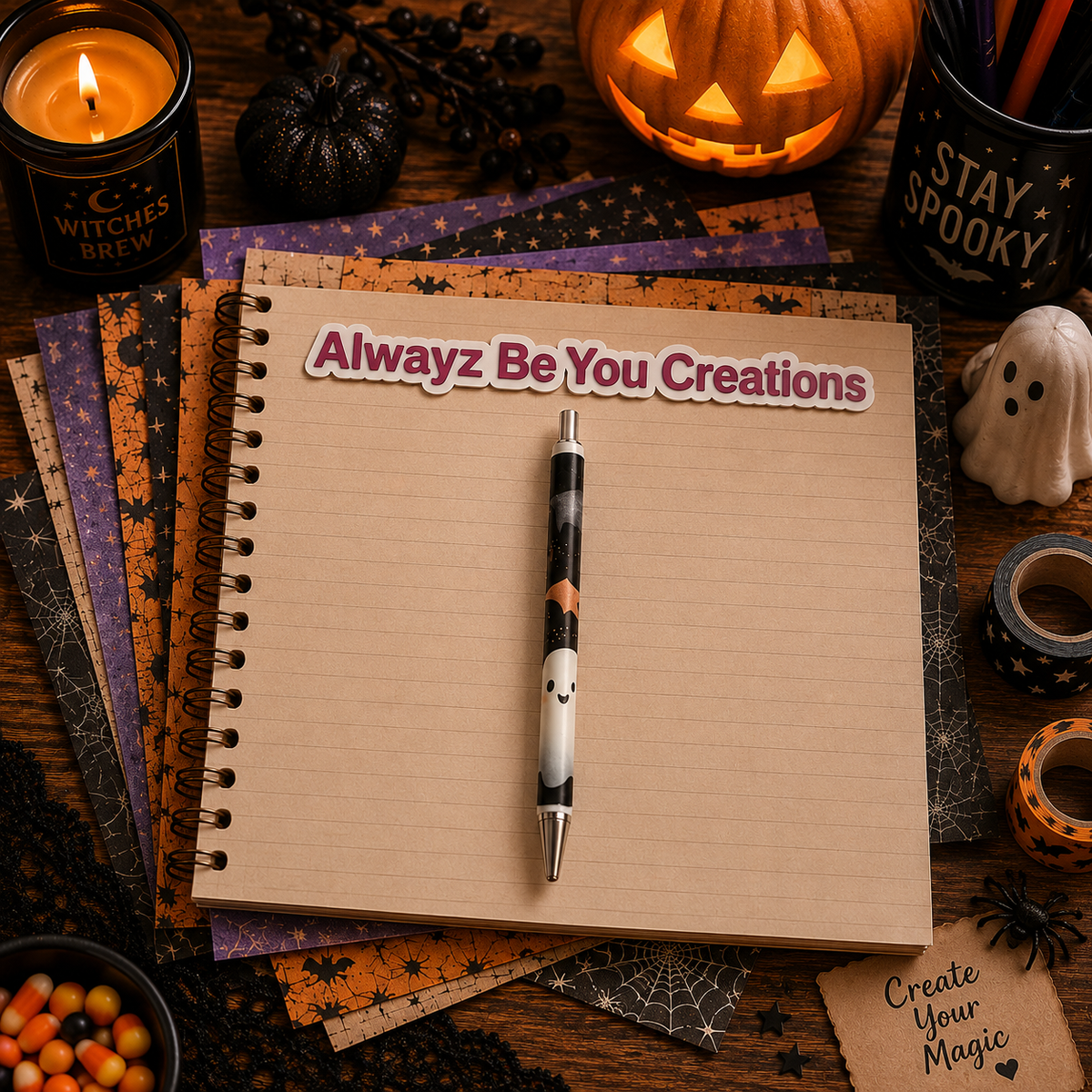 Halloween Themed Pens