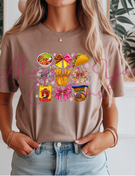 Concha Bows and Tacos