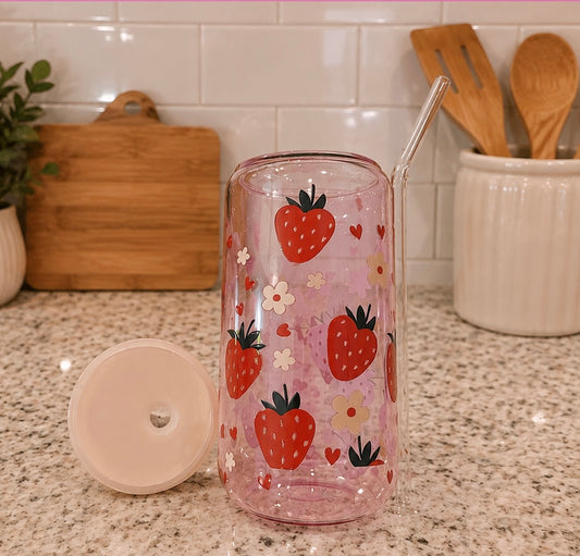 Strawberries and Flowers