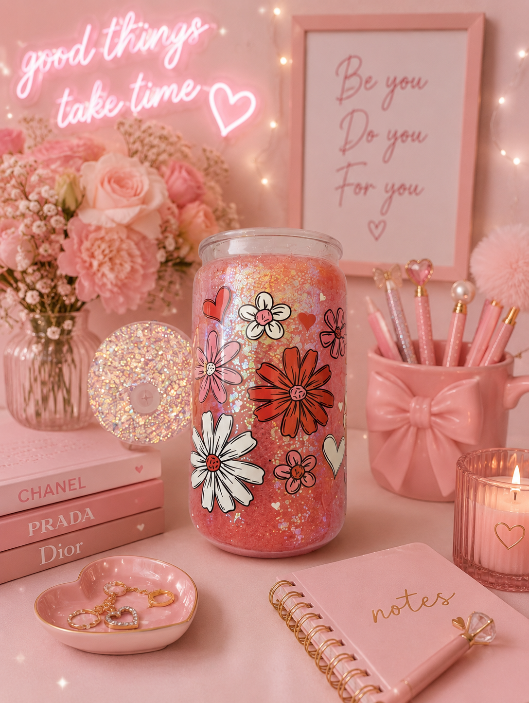 Flowers or Bubble Gum Slushy