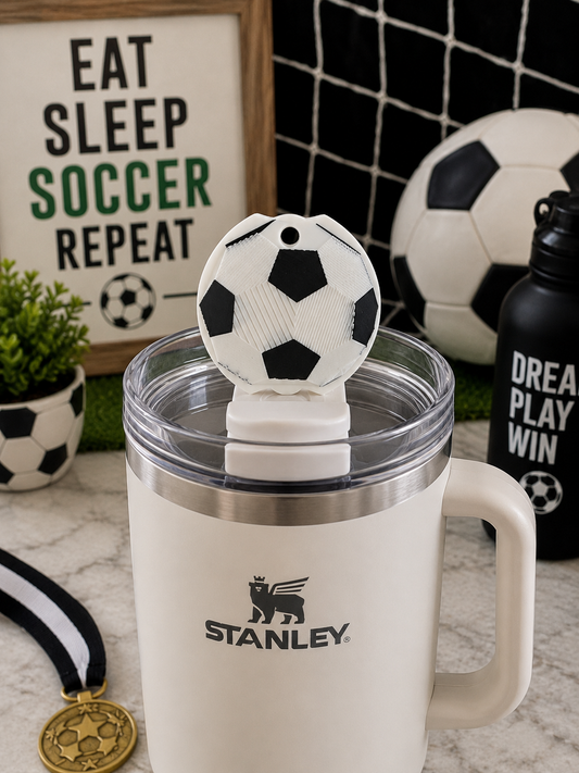 Soccer Straw Topper