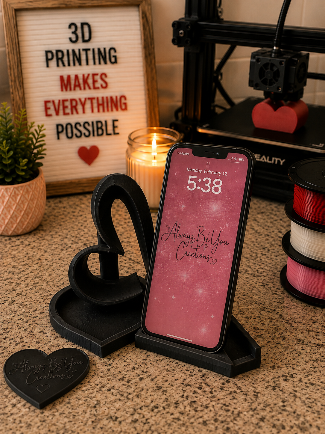 Heart Phone Stand