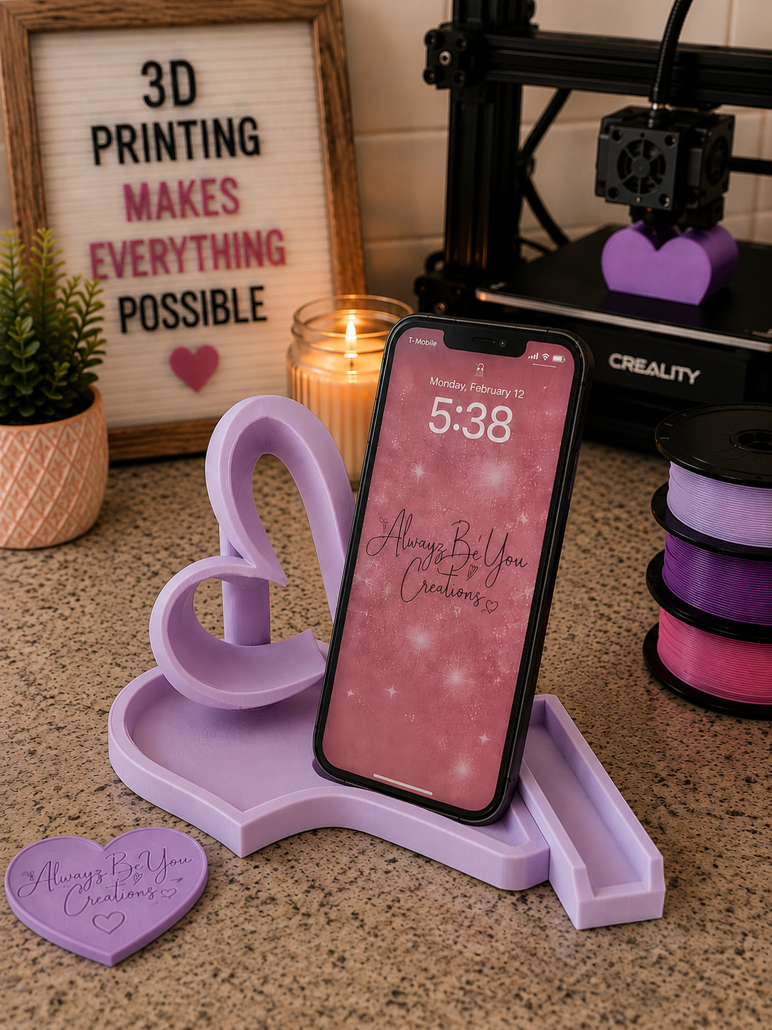Heart Phone Stand