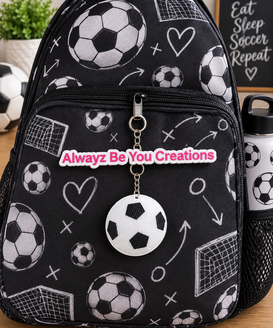 Soccer Keychain