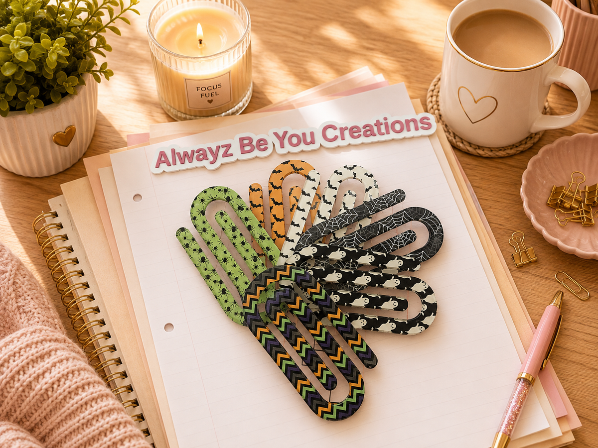 Halloween Themed paper clips
