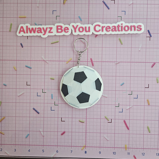 Soccer Keychain