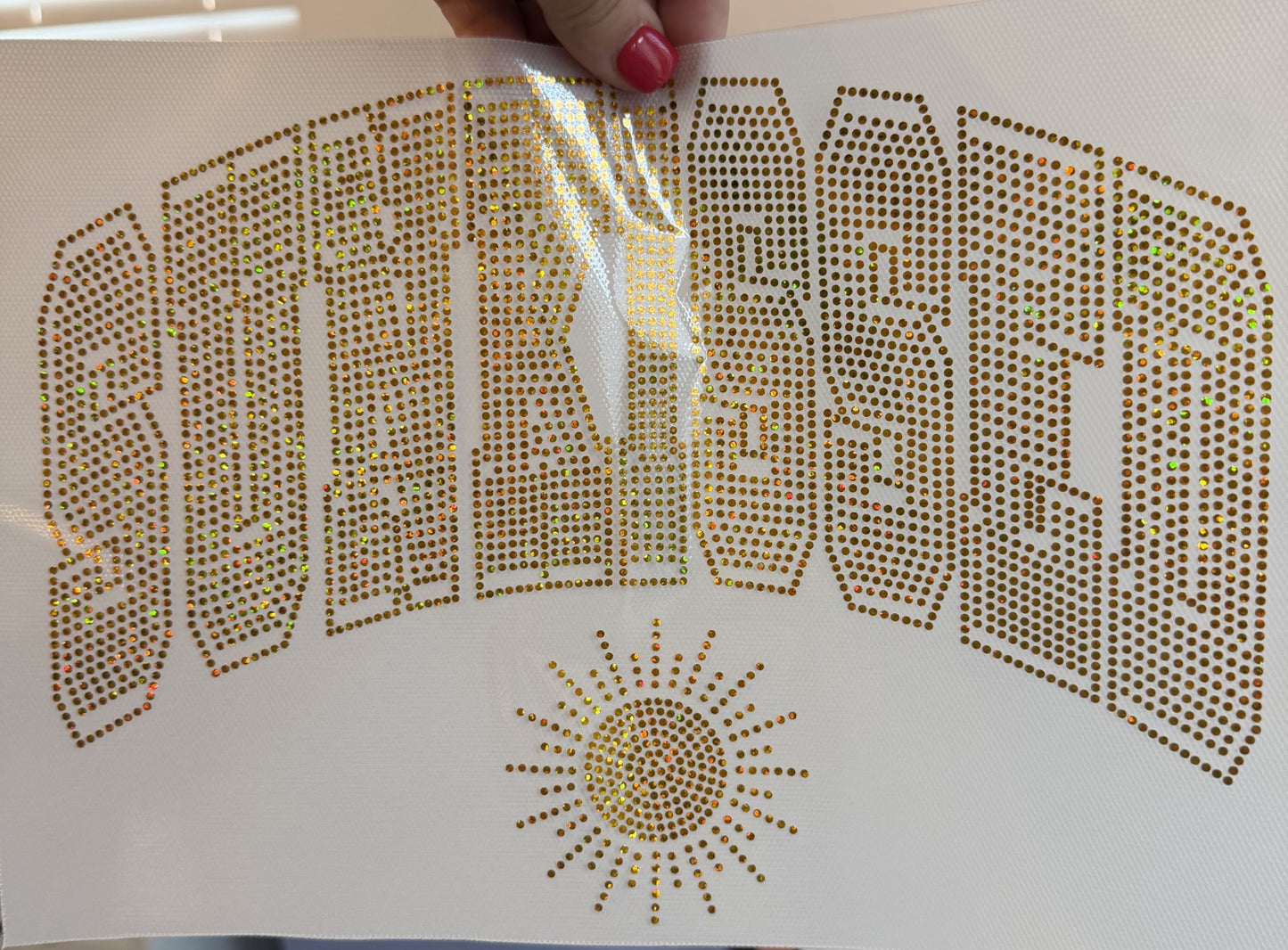 Sunkissed-Spangle transfer