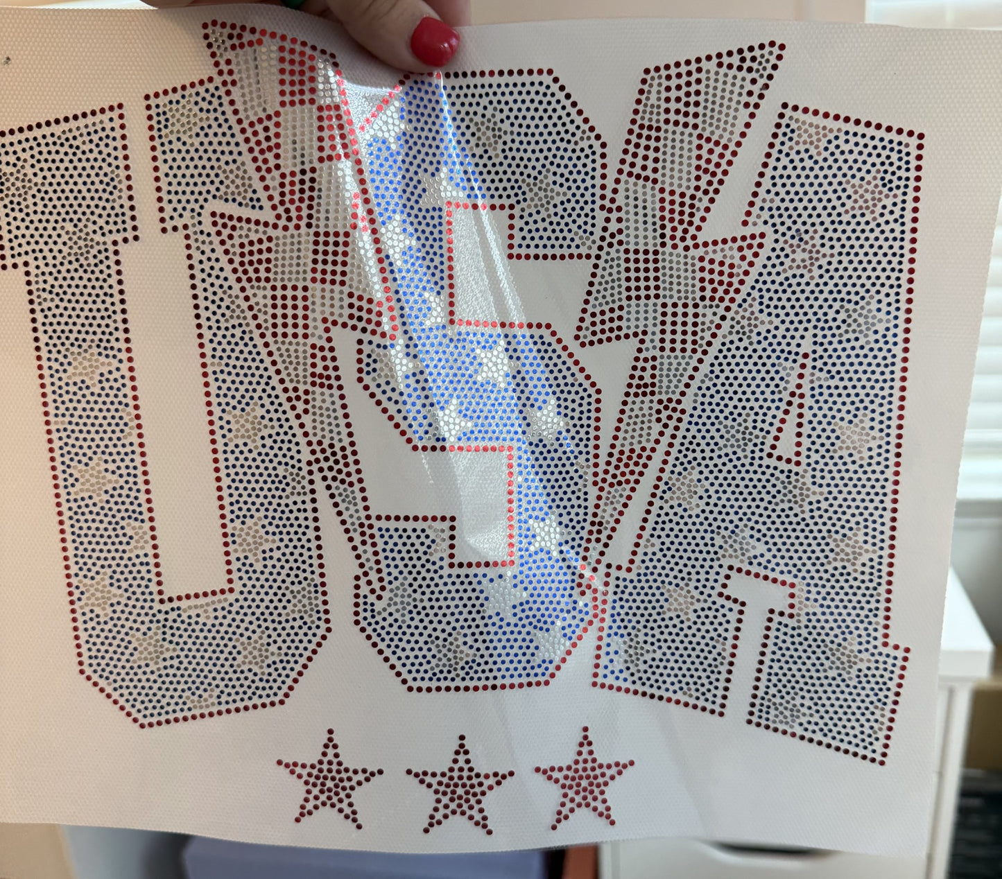 USA-Spangle transfer
