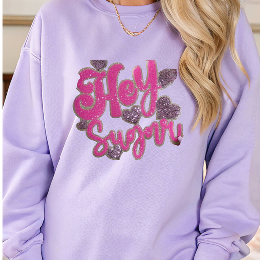 Hey Sugar sequin patch