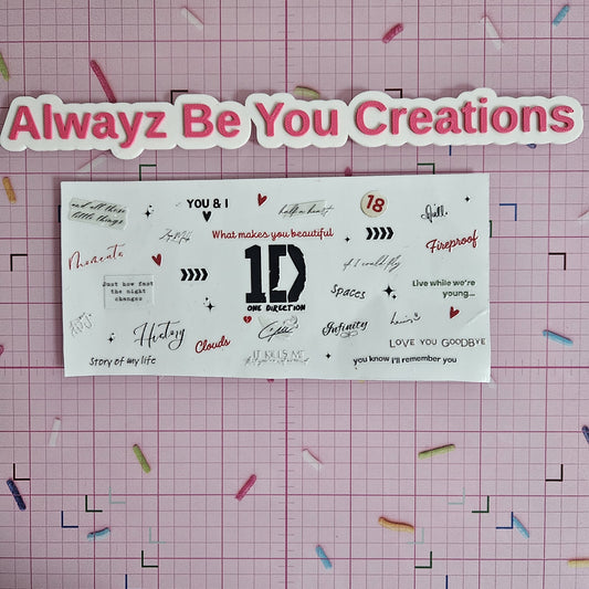 One Direction Sticker